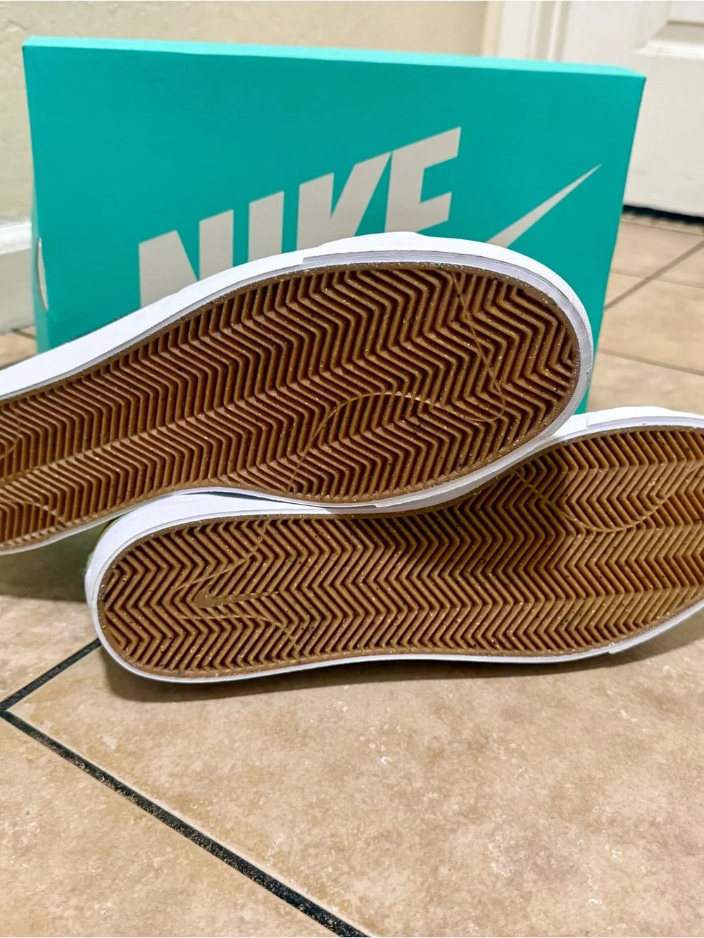 Nike sneakers shown